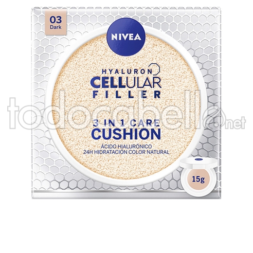 Nivea Hyaluron Cellular Filler 3in1 Care Cushion ref 03-dark 15 Gr