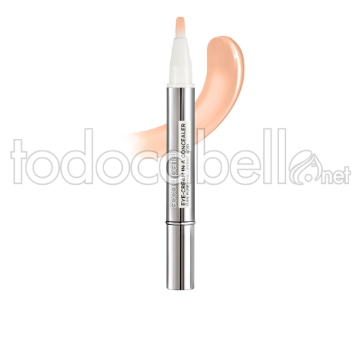 L'oréal Paris Accord Parfait Eye-cream In A Concealer ref 3-5,5r-peach