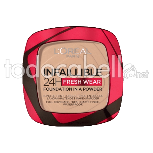 L'Oréal  Paris Infallible 24h Fresh Wear Foundation Compact ref 130 9 G