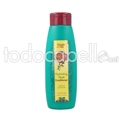 Hawaiian Silky Argan Oil Hydrating Sleek Conditioner 414ml