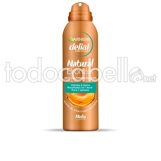Garnier Natural Bronzer Self-tanning Mist ref medium 150ml
