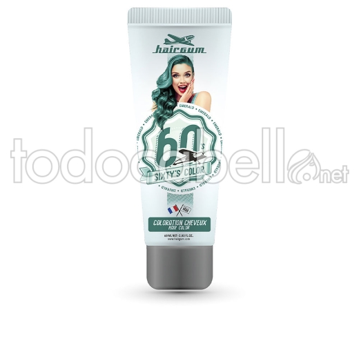 Hairgum Sixty's Color Hair Color ref emerald 60 Ml