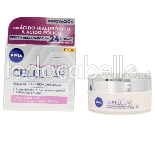 Nivea Cellular Filler Hialurónico & Fólico Crema Día Spf30 50 Ml