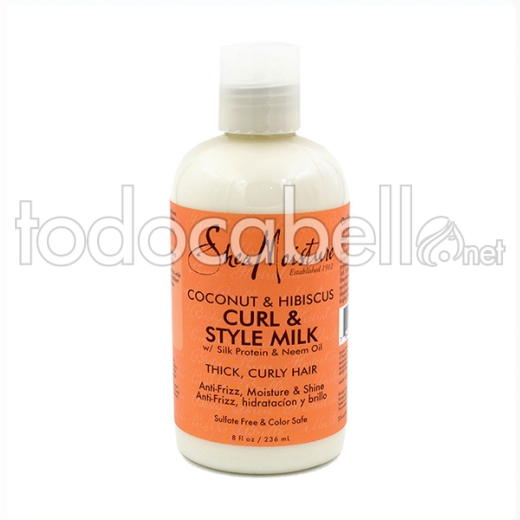 Shea Moisture Coconut & Hibiscus Curl & Style Milk 236 Ml