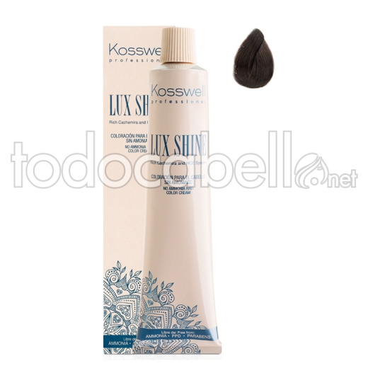 Teinte Kosswell Lux Pure Shine ammoniaque 5,82 Moka 60ml