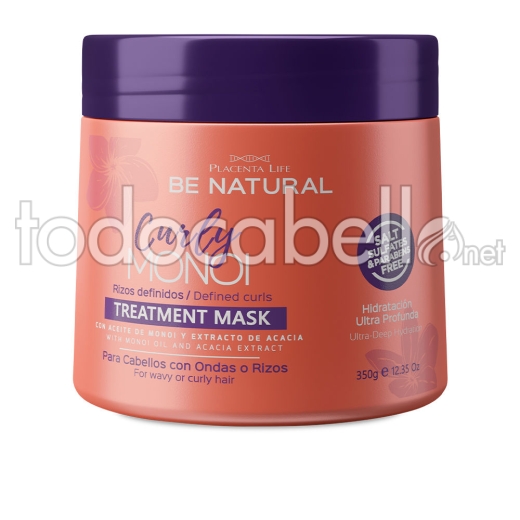 Be Natural Mascarilla Curly Monoi 350 Gr