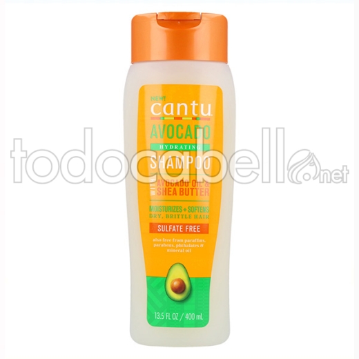 Cantu Avocado Hydrating Shampooing cheveux secs 400ml