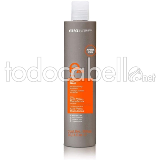 Eva Professionals Sun Wash Hair&Body Shampoo 300ml
