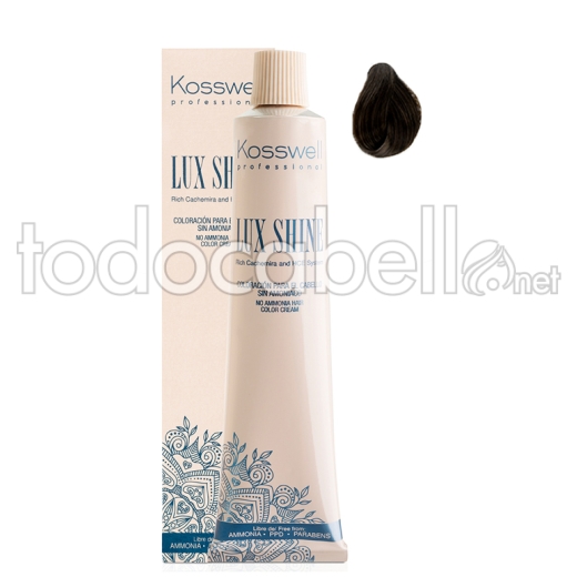 Teinte Kosswell Lux Briller ammoniac libre 6.1 foncé Blond cendré 60ml