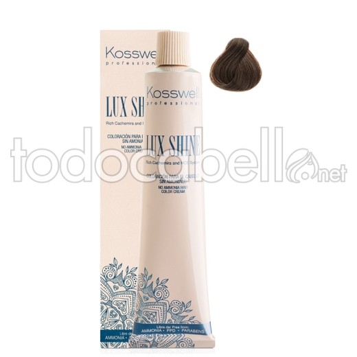 Teinte Kosswell Lux Briller Ammoniac Free 6.3 Blond foncé Dorado 60ml