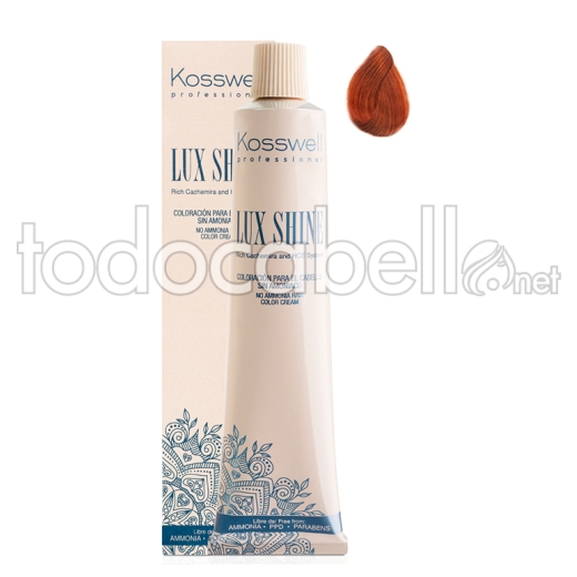 Teinte Kosswell Lux Brillance Intense ammoniac 7,44 60ml Cobrizo