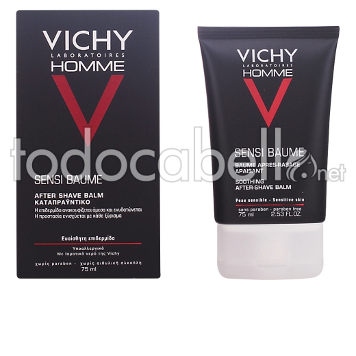 Vichy Vichy Homme Sensi Baume Baume Après-rasage Apaisant 75 Ml
