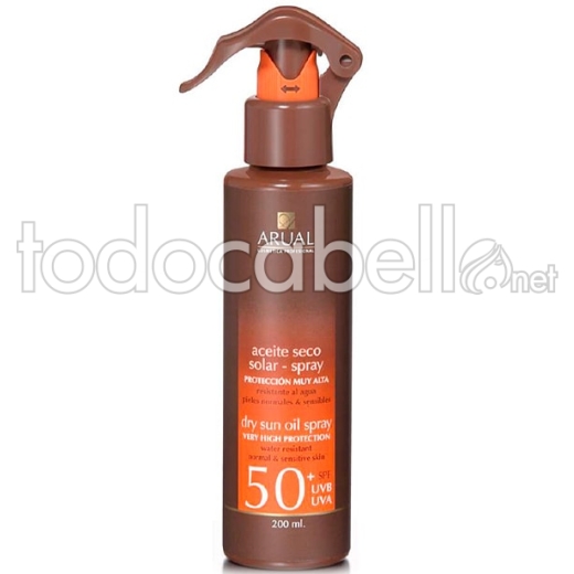Huile sèche Arual Spray Sunscreen 50+ SPF. 200 ml