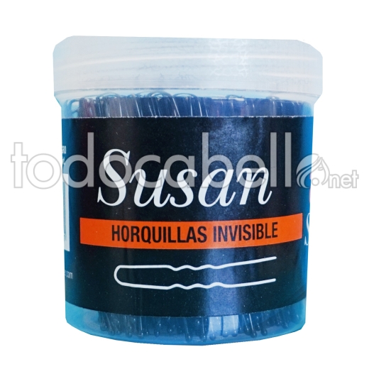 Asuer Hairpin Jar Invisible noir Susan Rubio 250uds