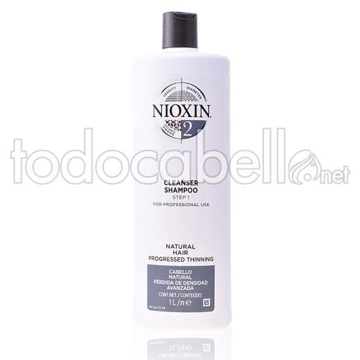 Wella NIOXIN Shampooing System 2 Cheveux naturels 300ml