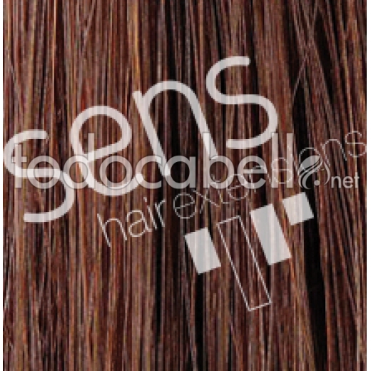 Extensions de cheveux 100% naturels humains Reny Cousu 90x50cm chocolat lisse