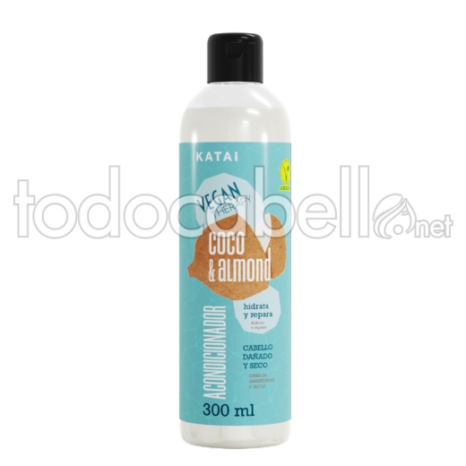 Katai Vegan Therapy Coco & Amande Conditioner Cheveux abîmés et secs 300 ml