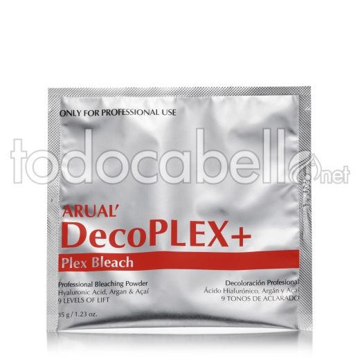 Arual Deco'Plex Bleaching. Décoloration à l'acide hyaluronique 35g.