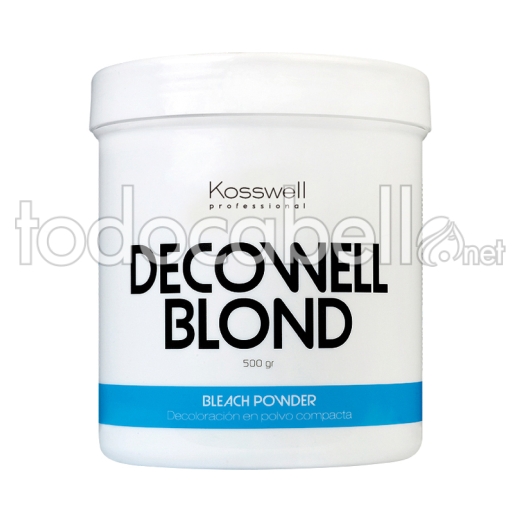 Décoloration Kosswell poudre compacte 500 g Decowell Blond
