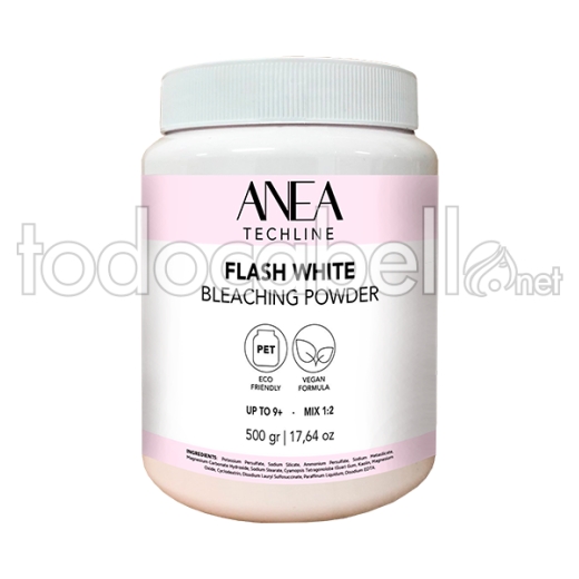 Techline ANEA Techline ANEA Decoloración profesional Flash White Bleaching Powder 9 tonos 500gprofesional. Bleaching Powder 7 tonos 500g