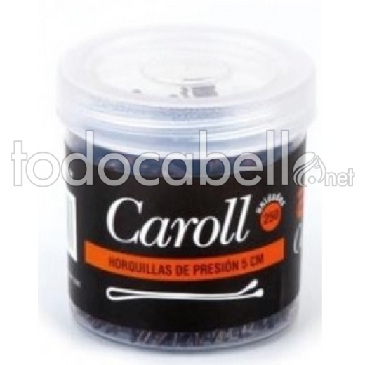 Caroll pression Hairpin Brown Couleur Pot 5cm 250uds