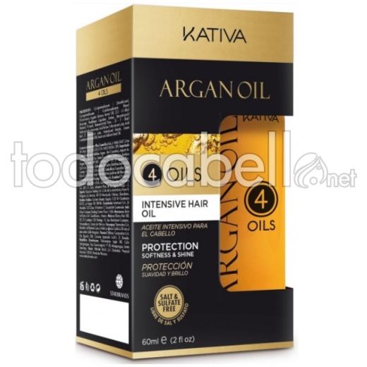 Kativa Argan Oil 4´oils Intensive Hair Oil 60ml