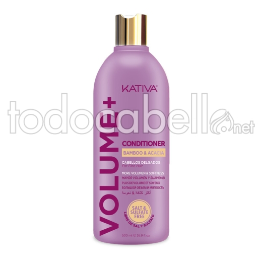 Kativa Volume+ Conditionneur de cheveux 500ml