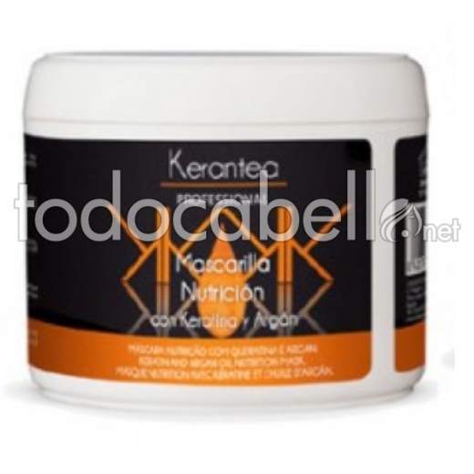 Kerantea Nutrition Masque avec Kératine et Argan 500ml