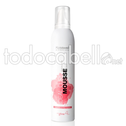 Kosswell Idéal Curl Extra Fort Mousse 300ml spéciale Rizos