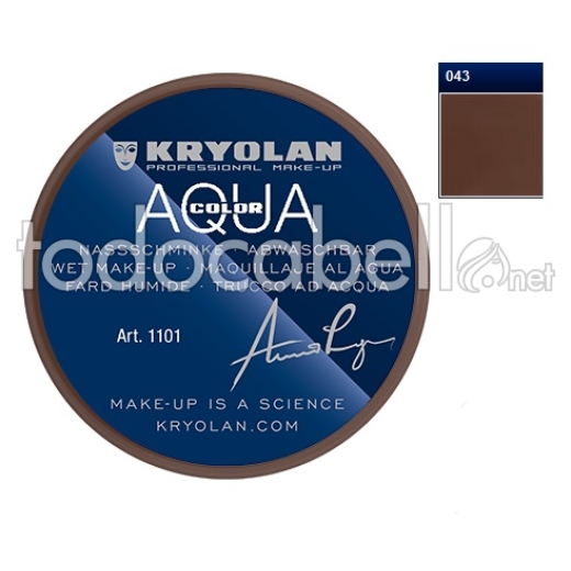 043 Aquacolor Kryolan eau maquillage et 8ml ref corps: 1101