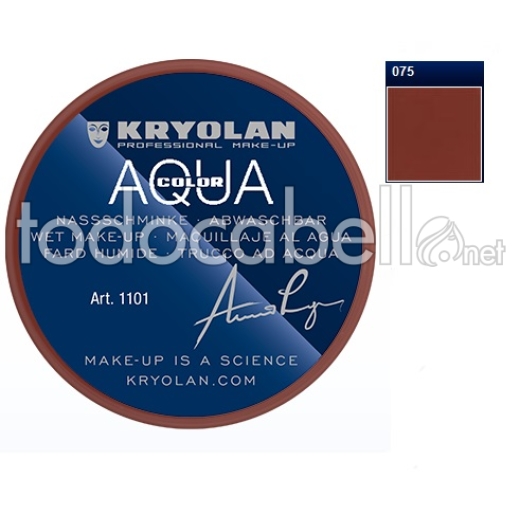 075 Aquacolor Kryolan eau maquillage et 8ml ref corps: 1101