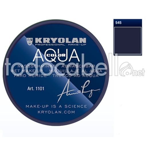 Maquillage Kryolan 8ml 545 Aquacolor eau et ref corps: 1101