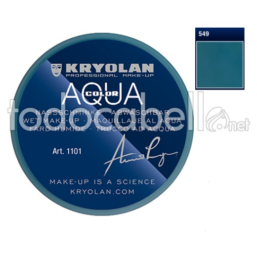 Maquillage Kryolan 8ml 549 Aquacolor eau et ref corps: 1101
