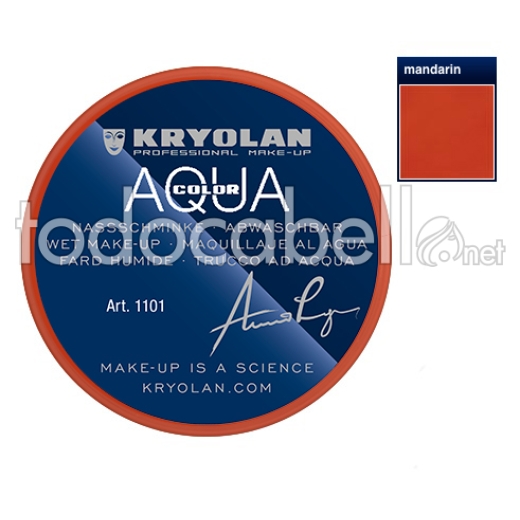 Aquacolor Kryolan Mandarin eau maquillage et 8ml ref corps: 1101