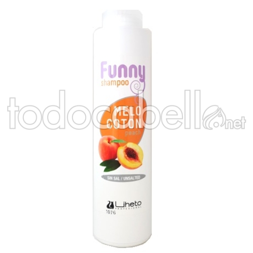 shampooing parfumé drôle Liheto sans sel Peach 500ml