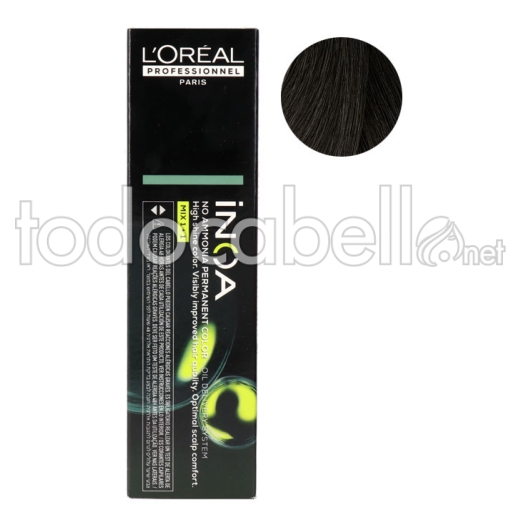 L'Oréal Inoa 5,17 Tint Lumière froide Frêne brun 60g "SANS AMMONIAQUE"