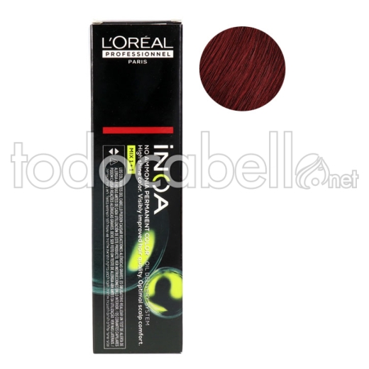 L'Oréal Teinte Inoa 5.60 Acajou brun rougeâtre clair 60g "SANS AMMONIAQUE"