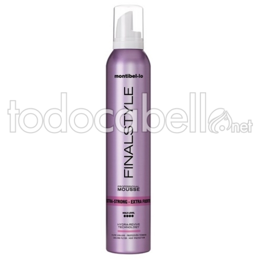 Montibel.lo texturation Mousse Hydratante 320ml Extra Strong Fixation Finalstyle.