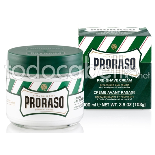 Crème pré-rasage PRORASO Eucalyptus 100 ml ref: M00101
