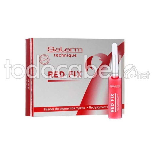 Salerm Red Fix Fixateur pour pigments rougeâtres 12x5ml
