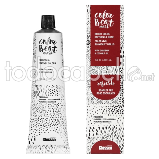 Glossco Color Beat Refresh Masque Rojo Escarlata 100 ml