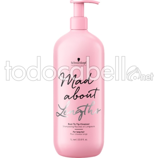 Schwarzkopf Mad About Lengths Root to Tip Shampooing 1000ml