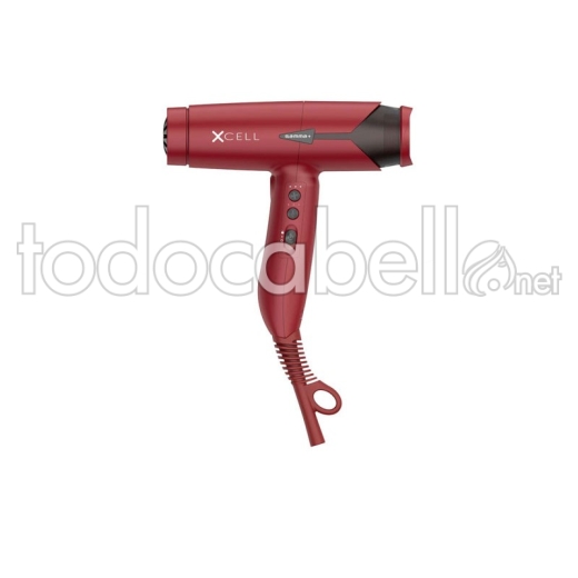 Gamma Più Secador de pelo profesional XCELL Rojo Limited Edition