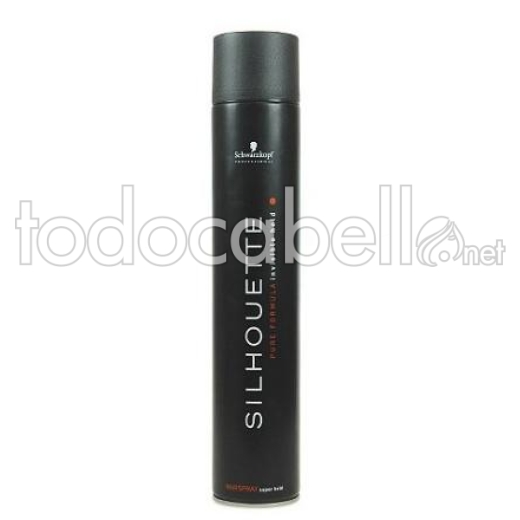 Schwarzkopf Silhouette Hairspray pure.  Extra Strong Tenir Hair Spray 300 ml.