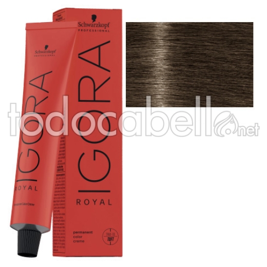 Schwarzkopf Tint Igora Royal 7-24 Blond Moyen Beige Fumé + Oxygenated