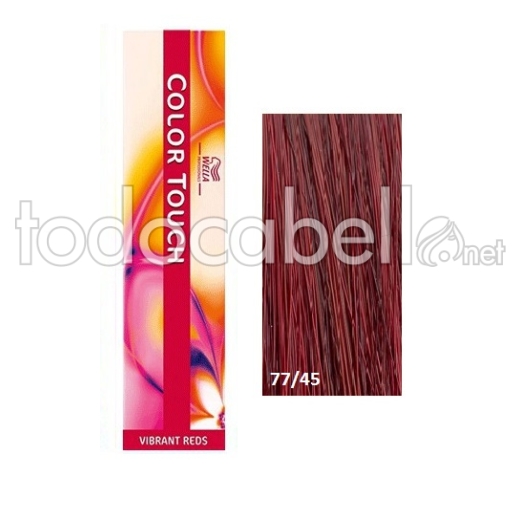 Wella Color Touch P5 Tint 77/45 Cobrizo Blond Mi-longs acajou 60ml 60ml