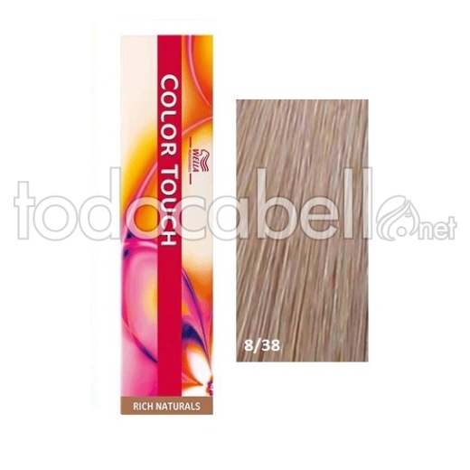 Wella Color Touch 8/38 Teinte Lumière Blonde Gold Pearl 60ml 60ml