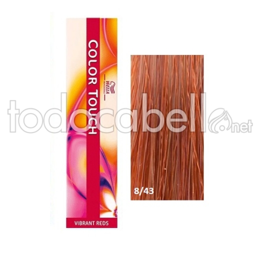 Wella Color Touch 8/43 Tint Blond clair Cobrizo Dorado 60ml