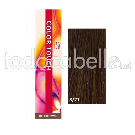 Wella Color Touch 8/71 Teinte brun clair Blond cendré 60ml