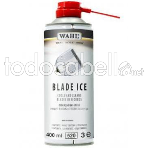 Ice Lame Wahl 4 en 1 lubrifiant pour machine coupe 400ml cheveux